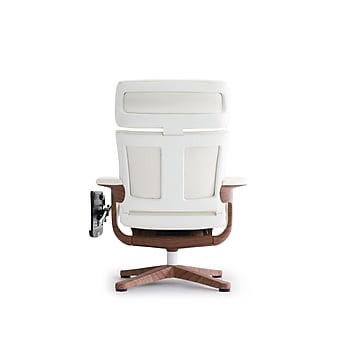 Eurotech NUVEM-WHT Nuvem Leather Executive Chair, Fixed Arms, White