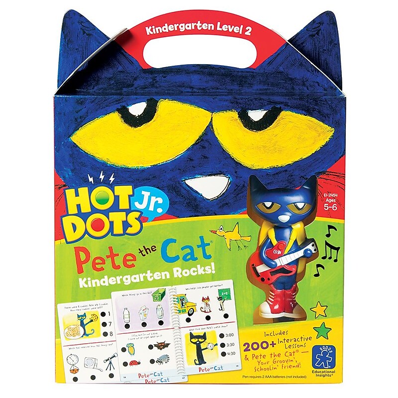 Educational Insights Hot Dots Jr. Pete The Cat Kindergarten Rocks (2454) image 1