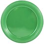 JAM Paper 9" Plastic Plates, Green, 20/Pack (255328197)~#|#~m002519752_sc7