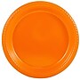 JAM Paper 9" Plastic Plates, Orange, 20/Pack (9255320687)~#|#~m002519883_sc7