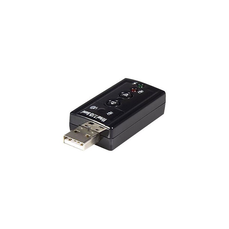 Startech® Virtual 7.1 USB Stereo External Sound Card image 1