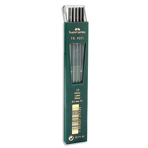 FaberCastell TK 9400 Clutch Drawing Pencil Leads 2H pack of 10 [Pack of 3] at Staples