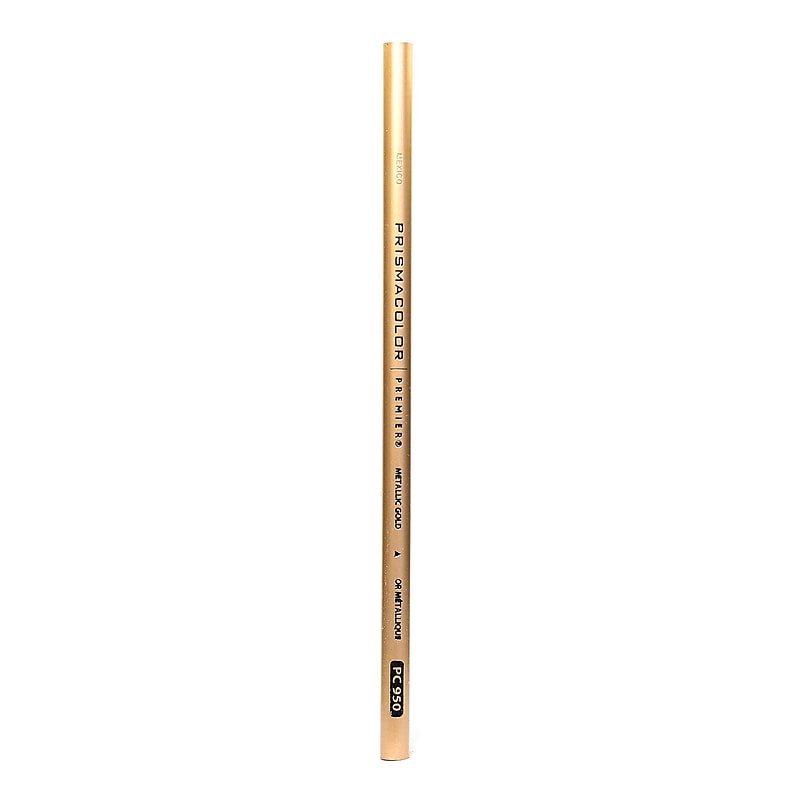 Prismacolor Premier Colored Pencils, Metallic Gold No 950, 12/Pack (25723-Pk12) image 1