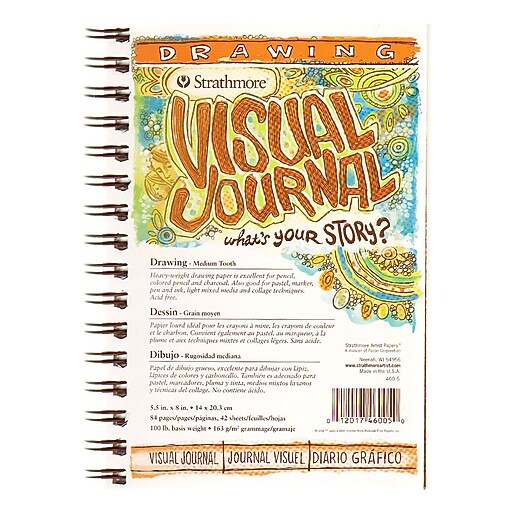 Strathmore Visual Drawing Journals 5 1/2 in. x 8 in. 42 sheets [Pack of