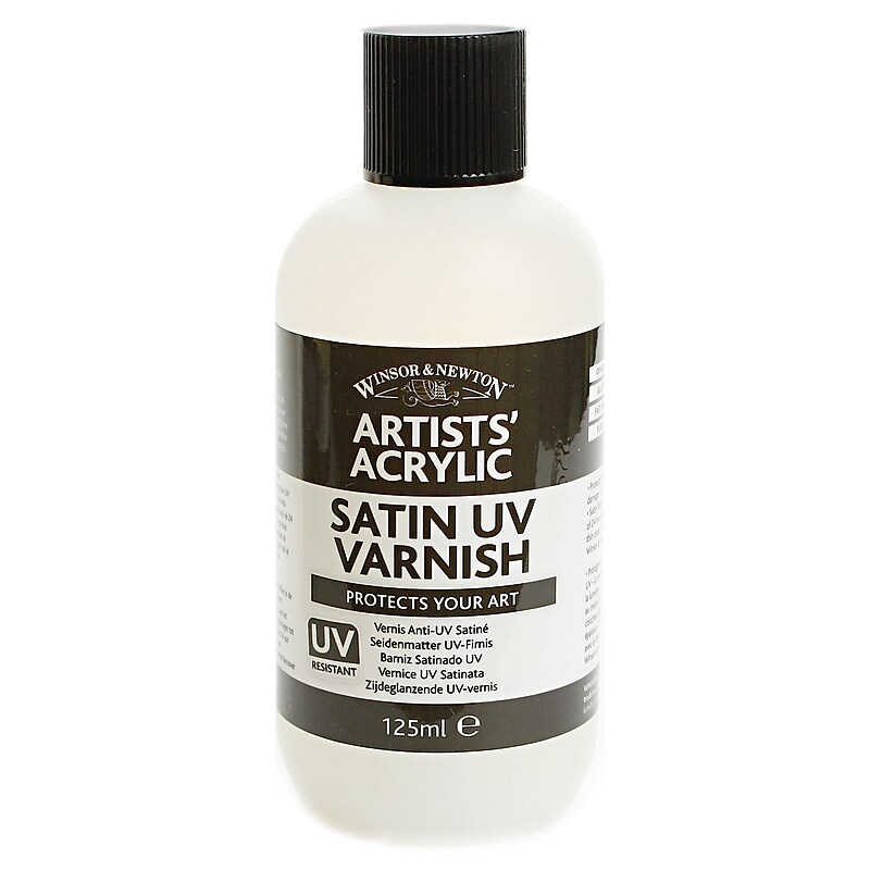 Winsor And Newton Artists' Acrylic Uv Varnishes Matt 125 Ml Bottle [Pack Of 2] image 1
