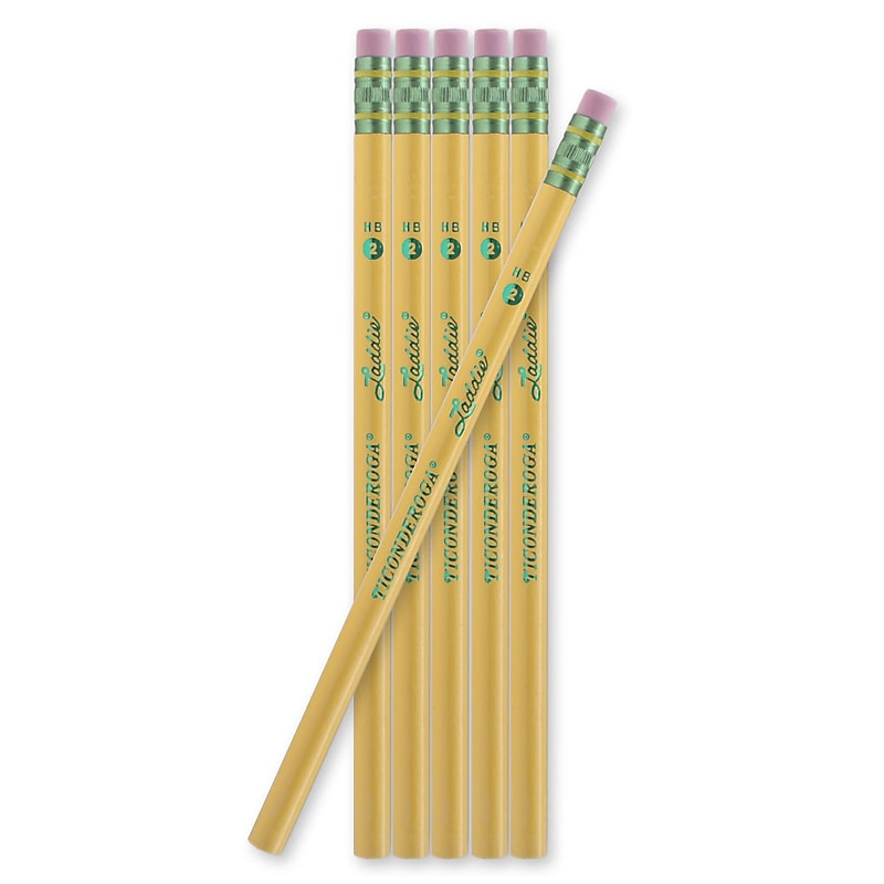 Dixon Ticonderoga Wooden Pencil, 0.5mm, #2 Soft Lead, 4 Dozen (52039-PK48) image 1