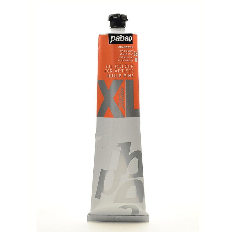 Pebeo Studio Xl Oil Paint Vivid Orange 200 Ml [Pack Of 2] image 1