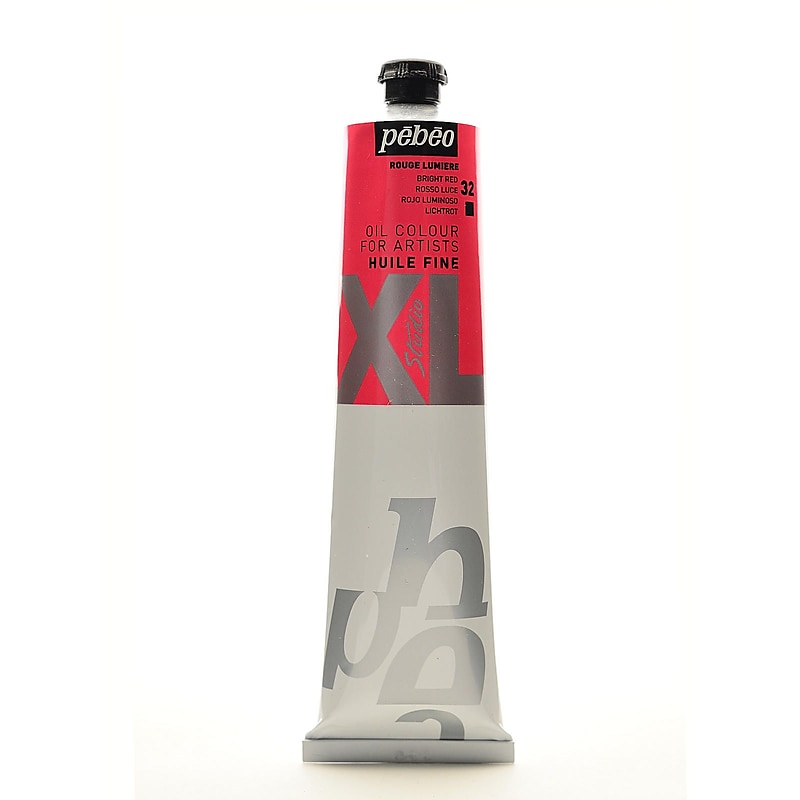 Pebeo Studio Xl Oil Paint Bright Red 200 Ml [Pack Of 2] image 1