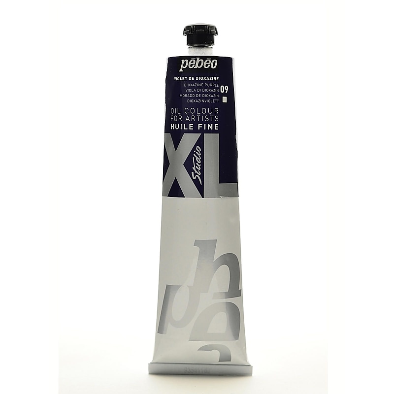 Pebeo Studio Xl Oil Paint Dioxazine Purple 200 Ml [Pack Of 2] image 1