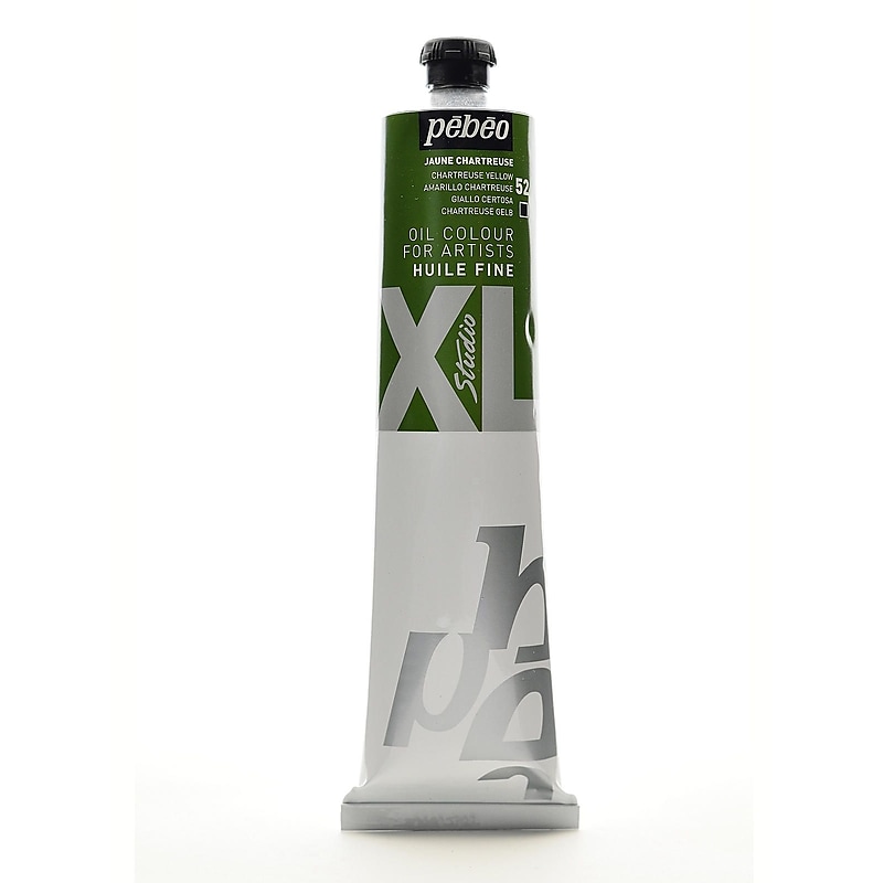 Pebeo Studio Xl Oil Paint Chartreuse Yellow 200 Ml [Pack Of 2] image 1