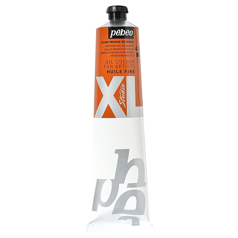 Pebeo Studio Xl Oil Paint Venetian Yellow Orange 200 Ml [Pack Of 2] image 1
