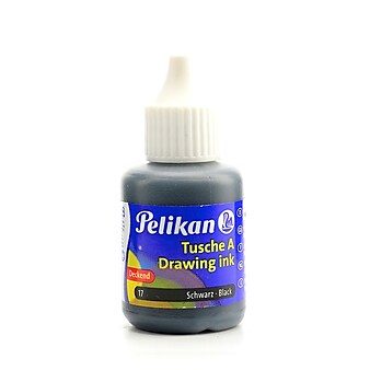 Pelikan Drawing Ink, Black, 1 oz. [Pack of 2]