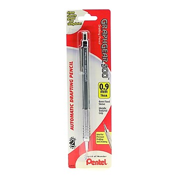 Color Black/Silver, 2 Set Brand TUL Fine 0.5mm Mechanical Pencils 1 3-pack 1 2-pack Eraser Refills & 30 Lead Refills Value Pack 