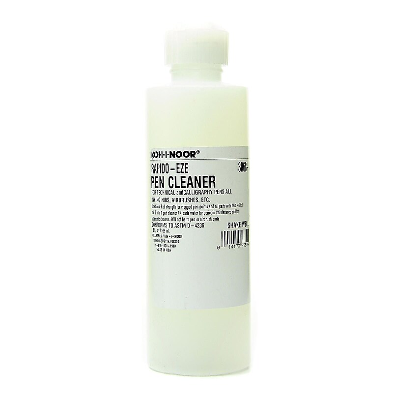 Koh-I-Noor Rapido-Eze Pen Cleaner, 8 oz. bottle [Pack of 2] image 1