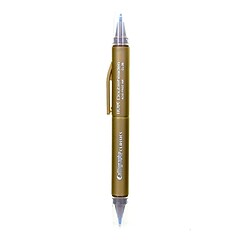 CL10BU Itoya Doubleheader Calligraphy Marker, 1.5mm/3.0mm Chisel, Blue, 1 Each e
