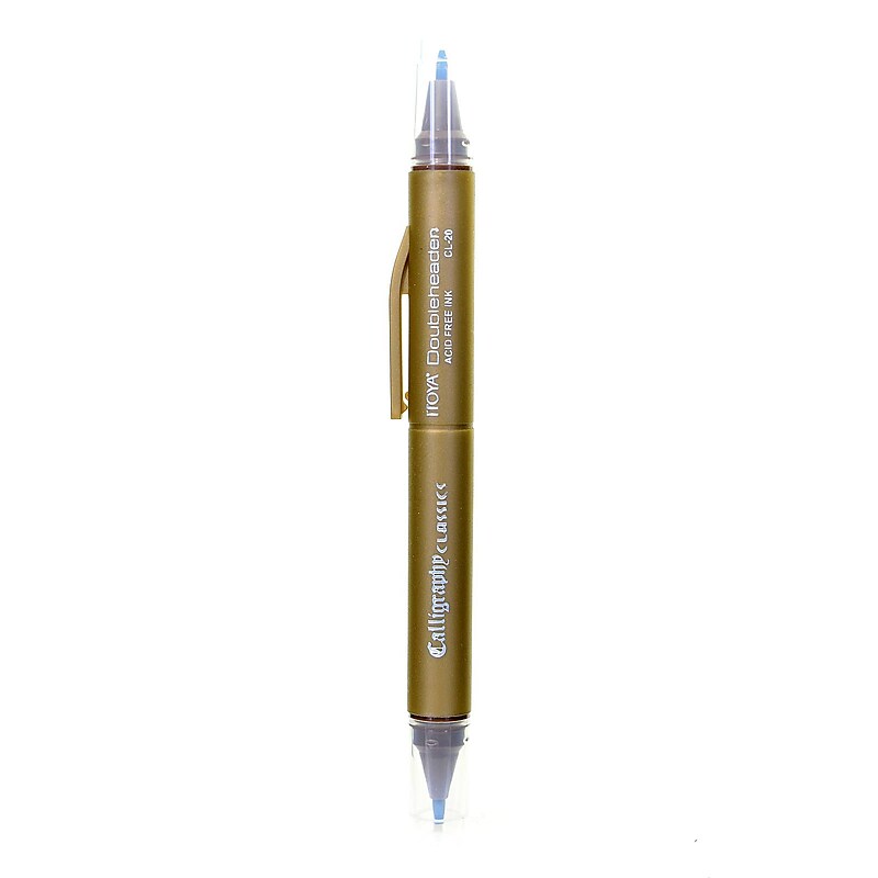 Itoya Doubleheader Calligraphy Marker mocha [Pack of 12] image 1