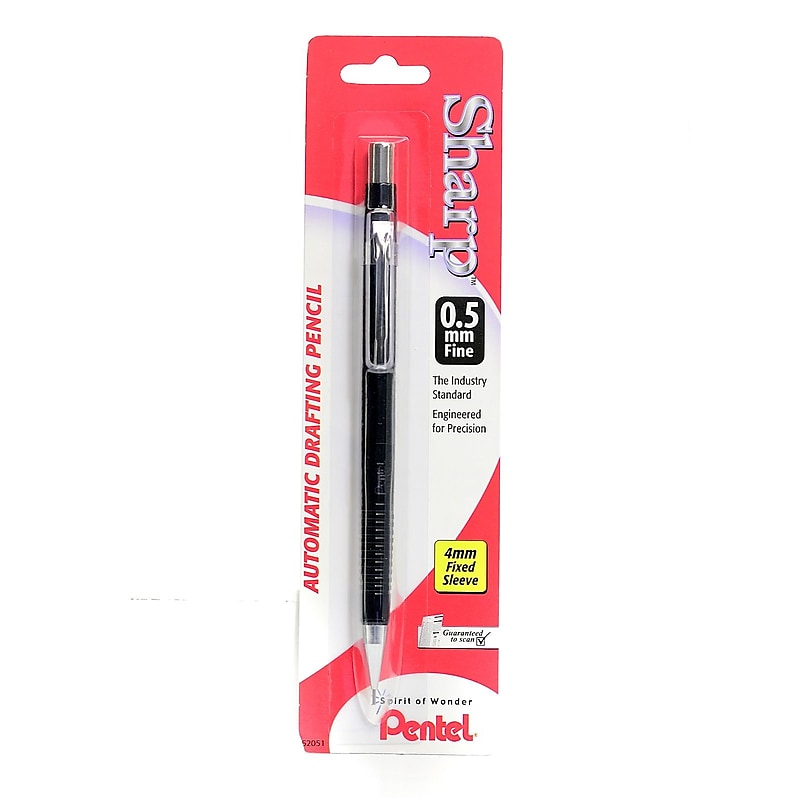 Pentel Sharp Mechanical Pencil, 0.5mm, #2 Medium Lead, 3/Pack (12504-PK3) image 1