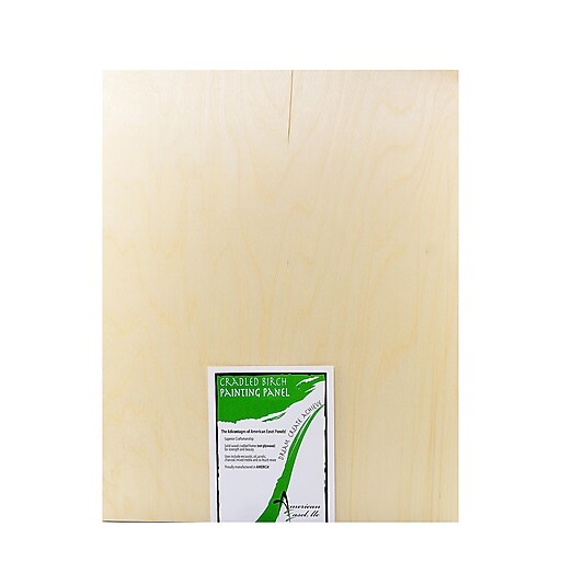 American Easel 1 5/8 In. Cradled Wood Painting Panels 24 In. X 30 In. Staples
