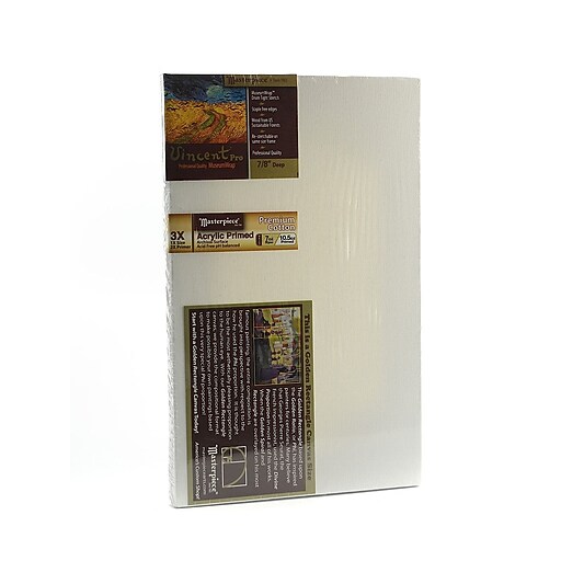 Masterpiece Artist Canvas Vincent Pro Stretched Cotton Canvas Golden