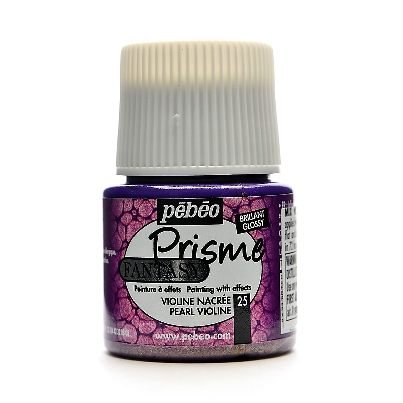 Pebeo Fantasy Prisme Effect Paint Pearl Violine 45 Ml [Pack Of 3] image 1
