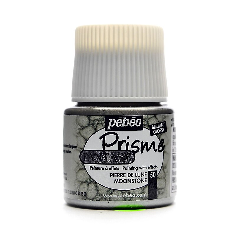 Pebeo Fantasy Prisme Effect Paint Moonstone 45 Ml [Pack Of 3] image 1