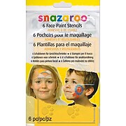Snazaroo Face Paint Stencils Unisex Set Of 6 [Pack Of 2]