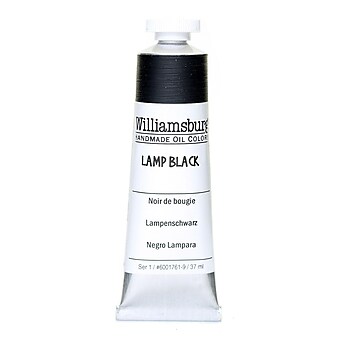 Williamsburg Handmade Oil Colors Lamp Black 37 Ml