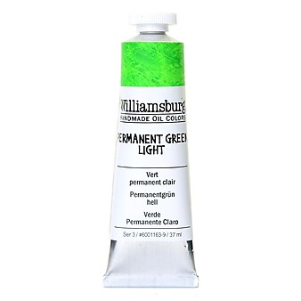 Williamsburg Handmade Oil Colors Permanent Green Light 37 Ml