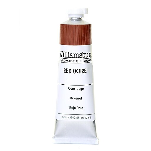 Williamsburg Handmade Oil Colors Red Ochre 37 Ml Staples