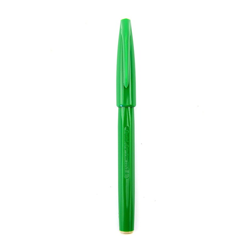 Pentel Sign Pen, Green, 12/Pack (76457-PK12) image 1