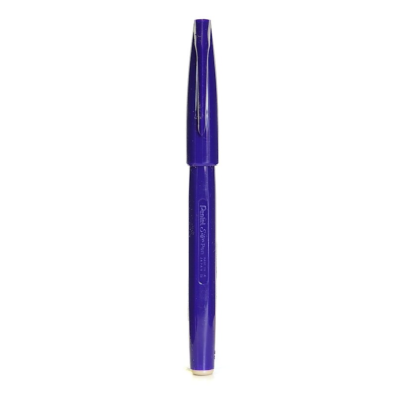 Pentel Sign Pen, Violet, 12/Pack (78353-PK12) image 1