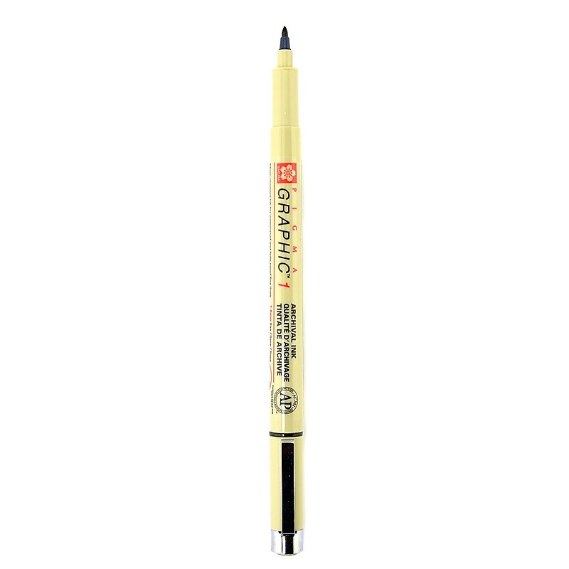 Sakura Pigma Graphic Pen 1.0 mm [Pack of 12] image 1