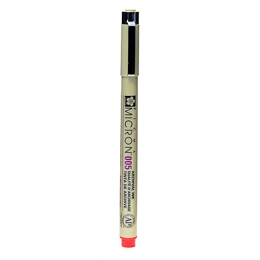 Sakura Pigma Micron red 005 (0.20 mm) [Pack of 6] | Staples