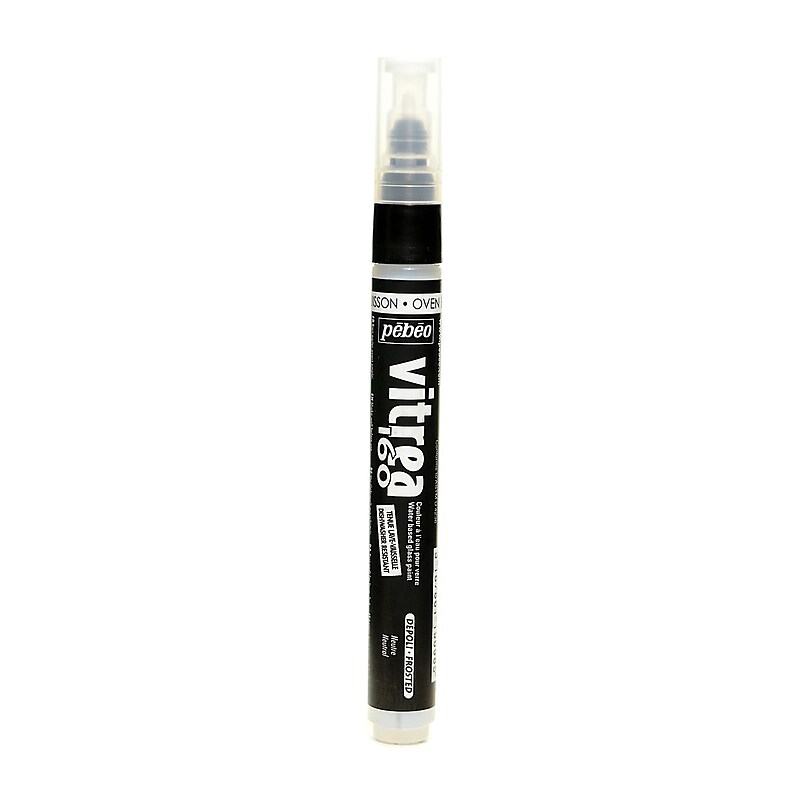 Pebeo Vitrea 160 Markers neutral frosted [Pack of 3] image 1
