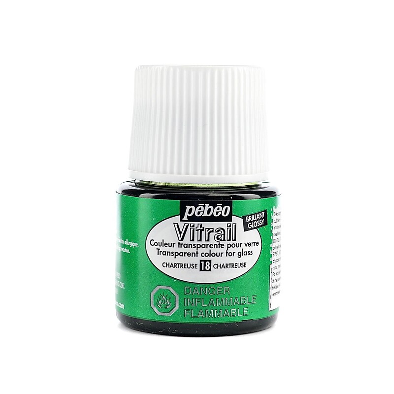 Pebeo Vitrail Paint Chartreuse 45 Ml [Pack Of 3] image 1