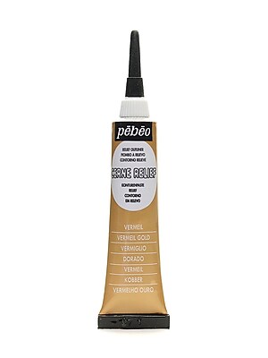 Tube De Cerne Relief Vermeil Pébéo 20 Ml - Neuf Pour Peinture Artistique