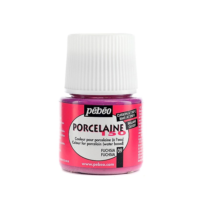 Pebeo Porcelaine 150 China Paint Fuchsia 45 Ml [Pack Of 3] image 1