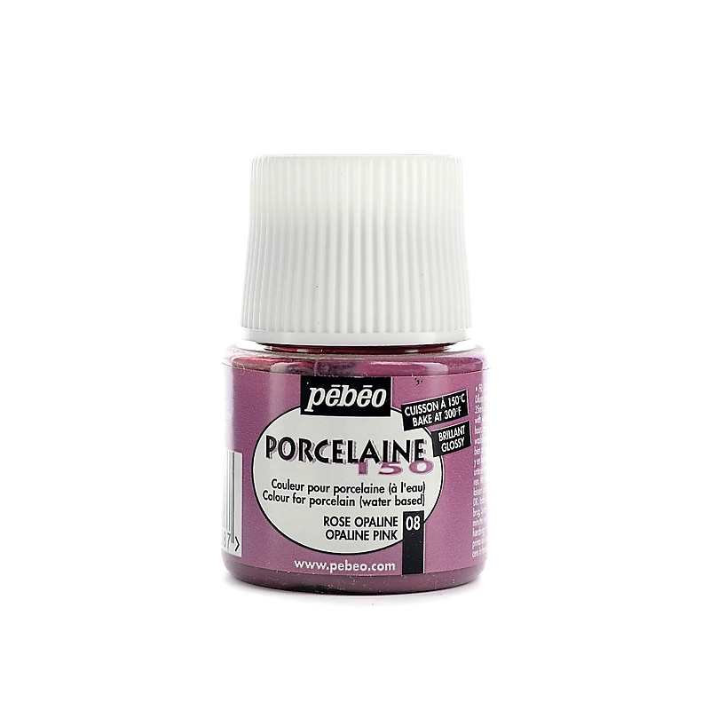 Pebeo Porcelaine 150 China Paint Opaline Pink 45 Ml [Pack Of 3] image 1