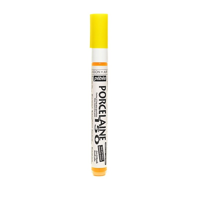 Pebeo Porcelaine 150 Markers marseille yellow fine [Pack of 3] image 1