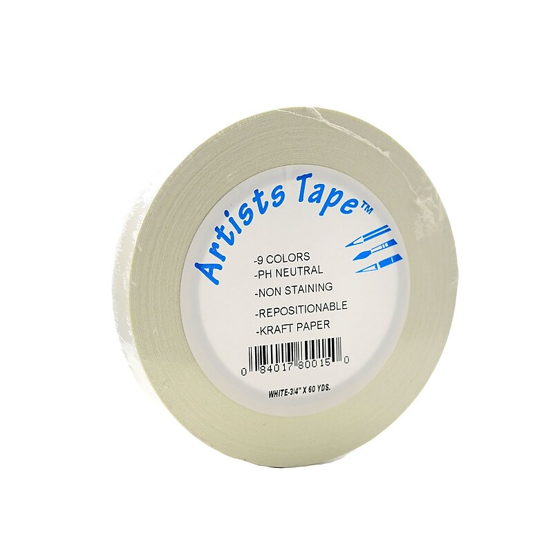 Pro Tapes White Artist's Tape 3/4 In. X 60 Yd. image 1