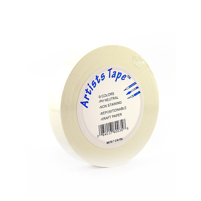 Pro Tapes White Artist's Tape 1 In. X 60 Yd. image 1