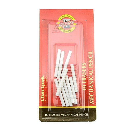 KohINoor Mephisto Mechanical Pencil Eraser Refills, Pack of 10 [Pack of 12] Staples
