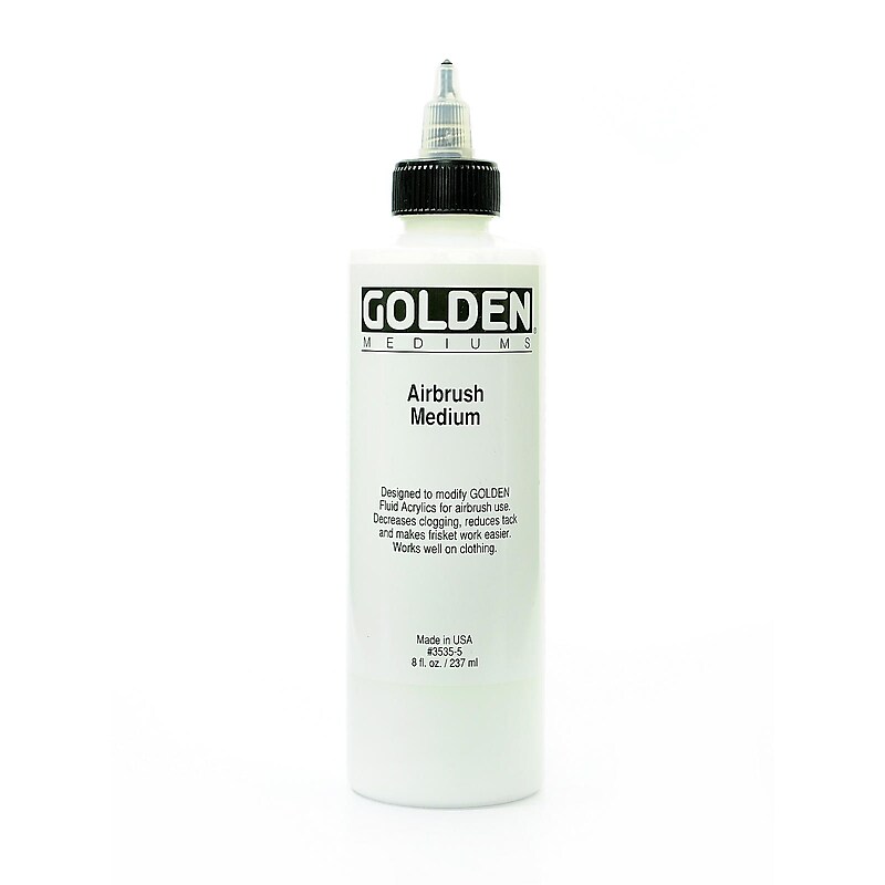 Golden Airbrush Medium, 8Oz Bottle (32253) image 1