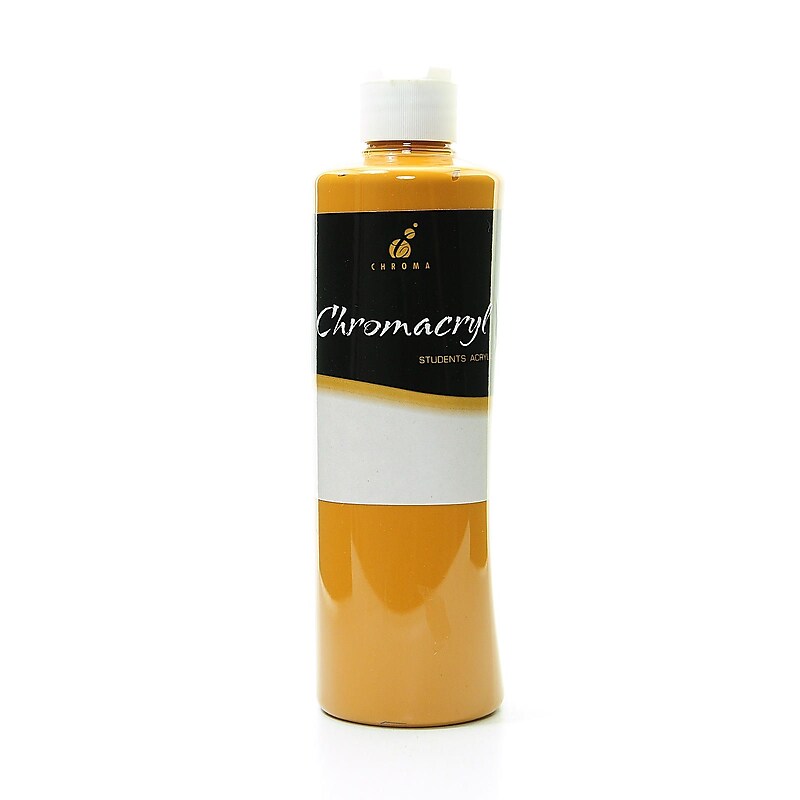 Chroma Inc. Chromacryl Students' Acrylic Paints, Raw Sienna, 500ml, 2/Pk image 1