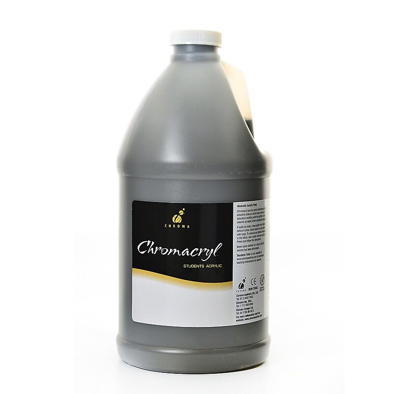 Chroma Inc. Chromacryl Students' Acrylic Paints Raw Umber 2 Liters image 1