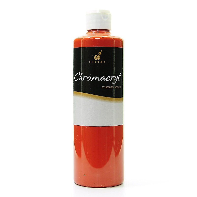 Chroma Inc. Chromacryl Students' Acrylic Paints, Red Oxide, 500Ml, 2/Pack (78004-Pk2) image 1
