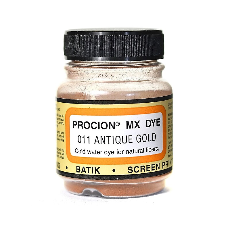 Jacquard Procion Mx Fiber Reactive Dye Antique Gold 011 2/3 Oz. [Pack Of 3] image 1