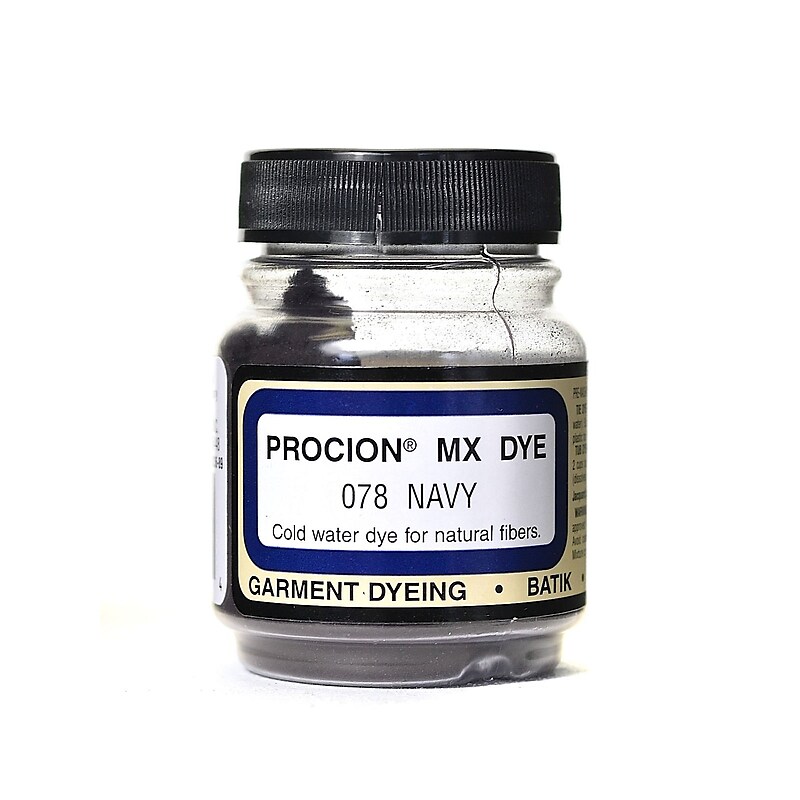 Jacquard Procion Mx Fiber Reactive Dye Navy 078 2/3 Oz. [Pack Of 3] image 1
