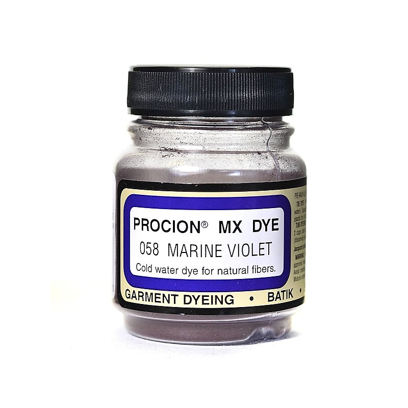 Jacquard Procion Mx Fiber Reactive Dye Marine Violet 058 2/3 Oz. [Pack Of 3] image 1