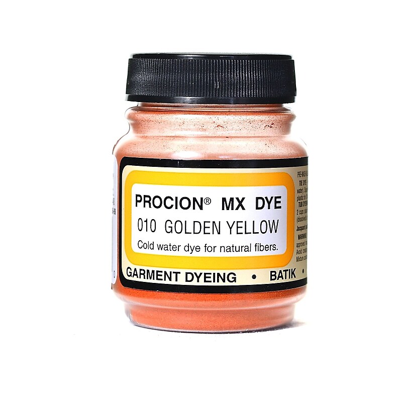 Jacquard Procion Mx Fiber Reactive Dye Bright Golden Yellow 010 2/3 Oz. [Pack Of 3] image 1
